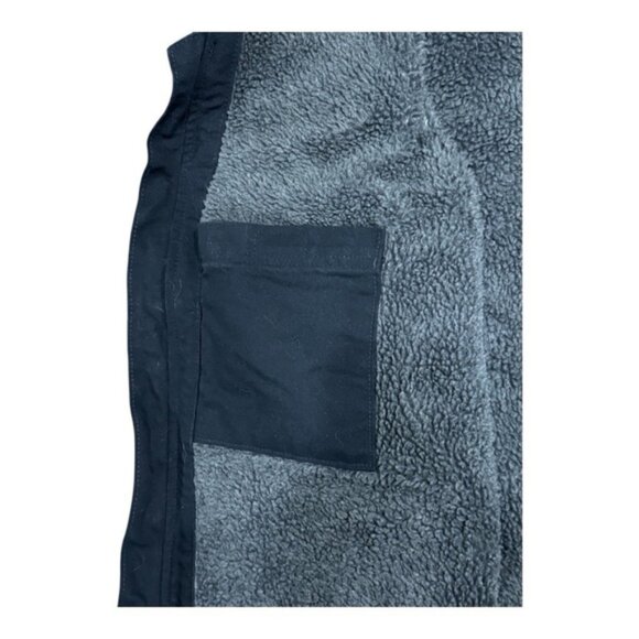 Carhartt Vest Mens 2XL Black Canvas Pile Fleece Sherpa Lined Outdoors - Picture 11 of 11